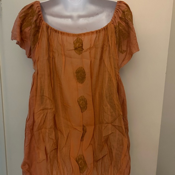 Free people rust color blouse - Picture 5 of 5